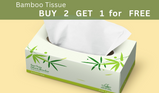 3 Ply Recycled Bamboo Extra Soft Tissue (36 Boxes)